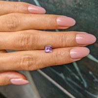 1.13 Ct. Pinkish Purple Sapphire from Ceylon (Sri Lanka) Life Style