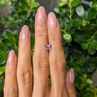 1.13 Ct. Pinkish Purple Sapphire from Ceylon (Sri Lanka) Life Style