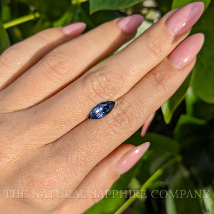 1.76 Ct. Bluish Purple Sapphire from Ceylon (Sri Lanka)