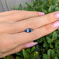 1.76 Ct. Bluish Purple Sapphire from Ceylon (Sri Lanka) Life Style