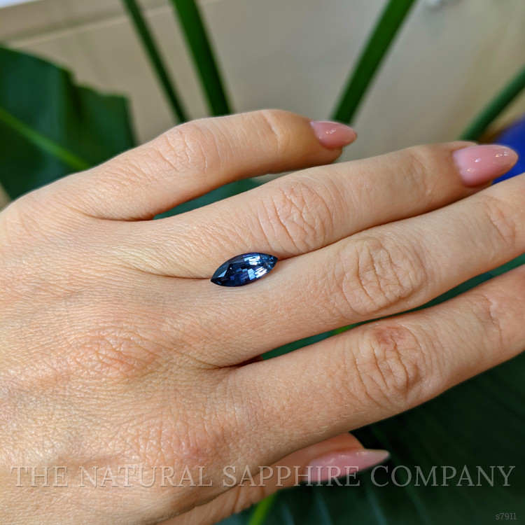 1.76 Ct. Bluish Purple Sapphire from Ceylon (Sri Lanka)