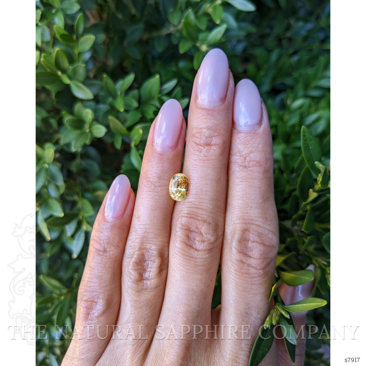 2.08 Ct. Yellow Sapphire from Ceylon (Sri Lanka)