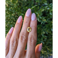 3.06 Ct. Yellow Sapphire from Ceylon (Sri Lanka) Life Style