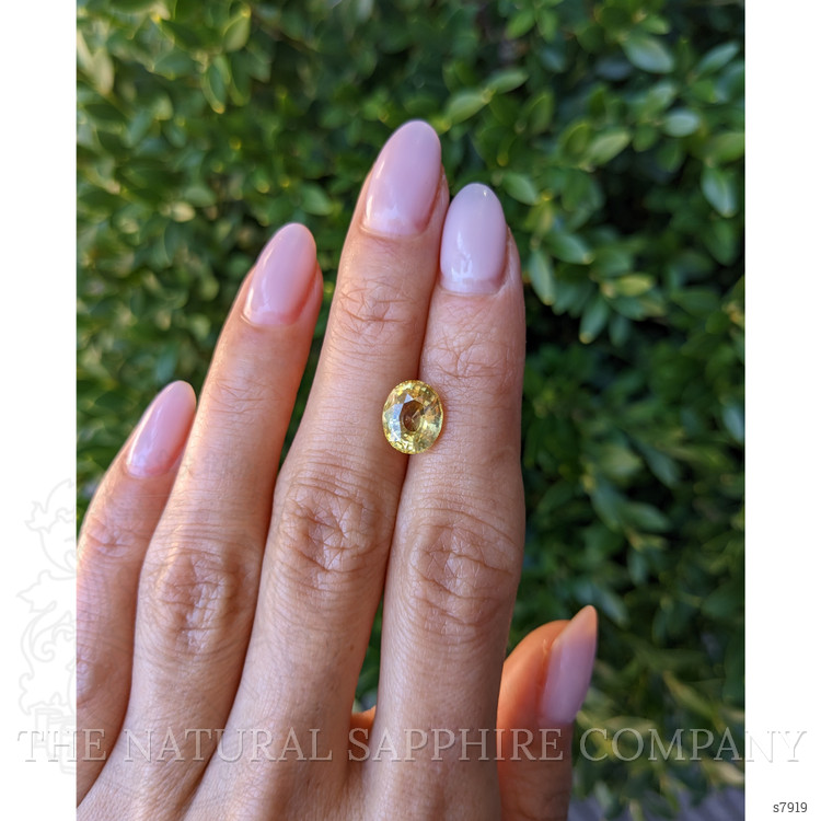 3.06 Ct. Yellow Sapphire from Ceylon (Sri Lanka)