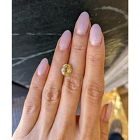 3.06 Ct. Yellow Sapphire from Ceylon (Sri Lanka) Life Style