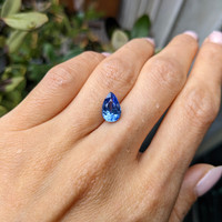 2.87 Ct. Blue Sapphire from Ceylon (Sri Lanka) Life Style