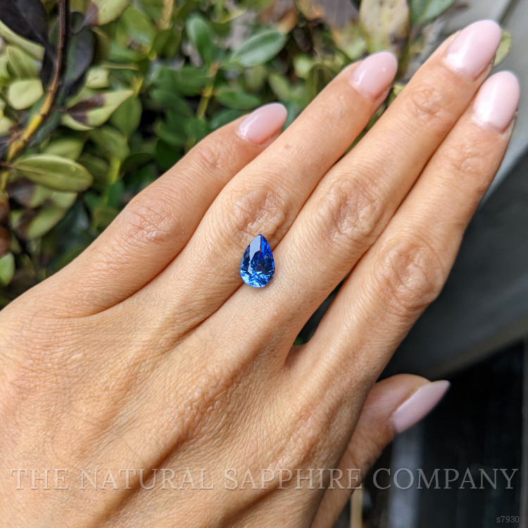 2.87 Ct. Blue Sapphire from Ceylon (Sri Lanka)