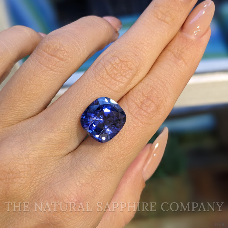 11.29 Ct. Blue Sapphire from Ceylon (Sri Lanka)