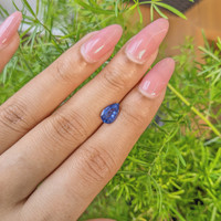 1.55 Ct. Blue Sapphire from Ceylon (Sri Lanka) Life Style