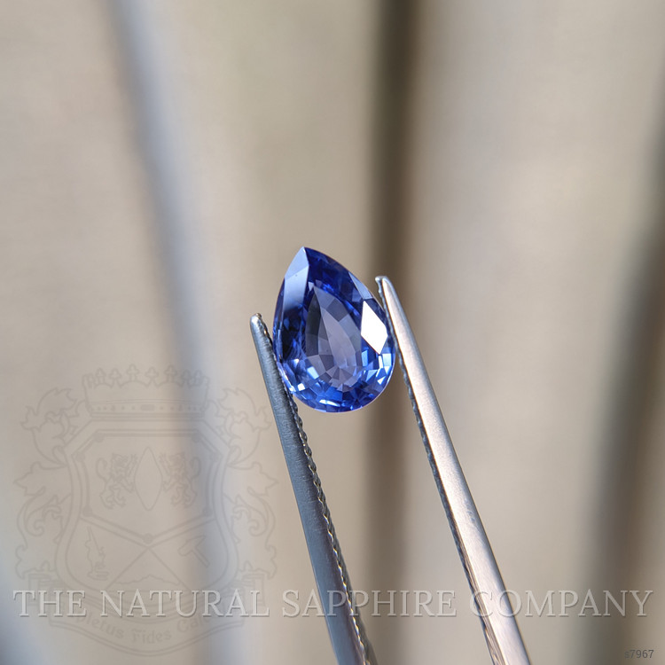 2.08 Ct. Blue Sapphire from Ceylon (Sri Lanka)