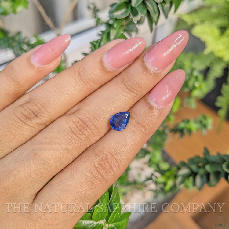2.08 Ct. Blue Sapphire from Ceylon (Sri Lanka)