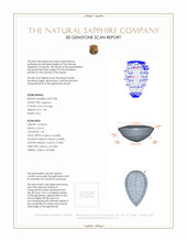 1.83 Ct. Color Change Sapphire from Ceylon (Sri Lanka) 3 D Scan Report