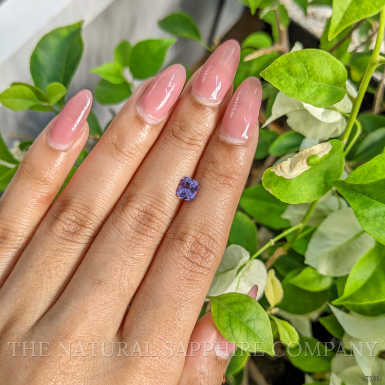 0.96 Ct. Purple Sapphire from Ceylon (Sri Lanka)