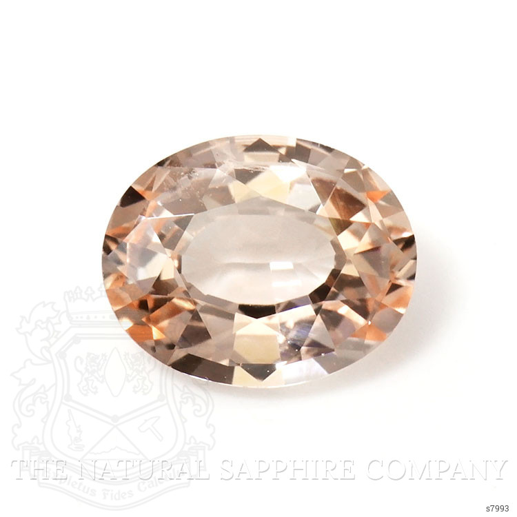 1.47 Ct. Peach Sapphire from Ceylon (Sri Lanka)