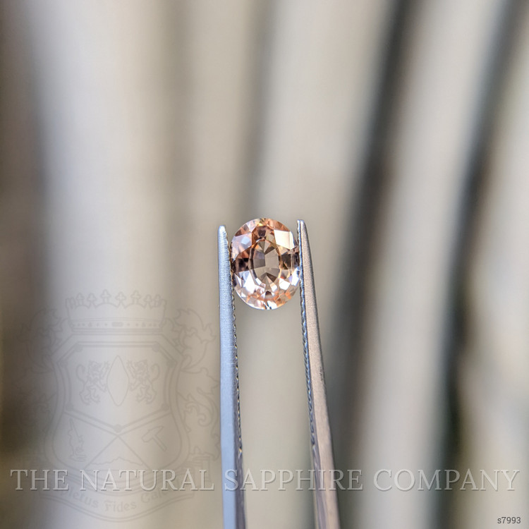 1.47 Ct. Peach Sapphire from Ceylon (Sri Lanka)