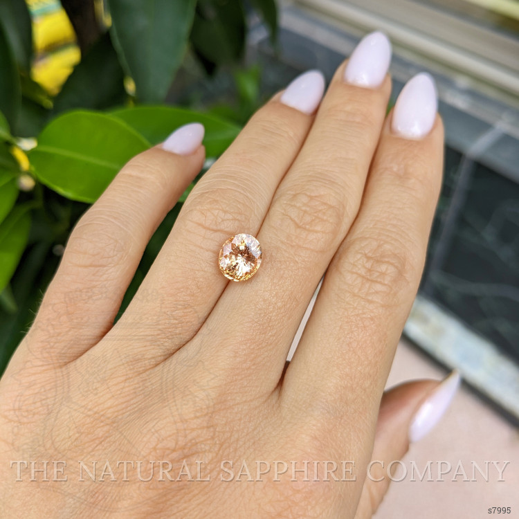 3.02 Ct. Padparadscha Sapphire from Ceylon (Sri Lanka)