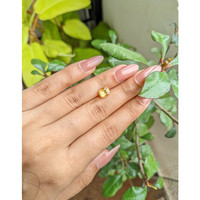 2.18 Ct. Orangish Yellow Sapphire from Ceylon (Sri Lanka) Life Style