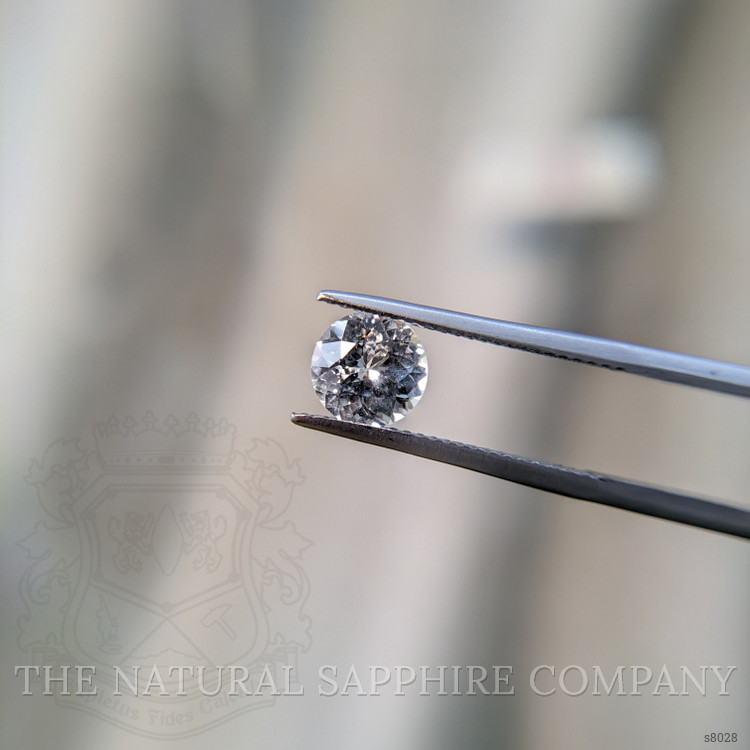1.38 Ct. White Sapphire from Ceylon (Sri Lanka)