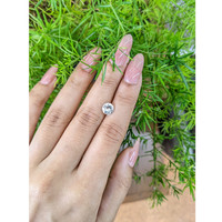 1.38 Ct. White Sapphire from Ceylon (Sri Lanka) Life Style