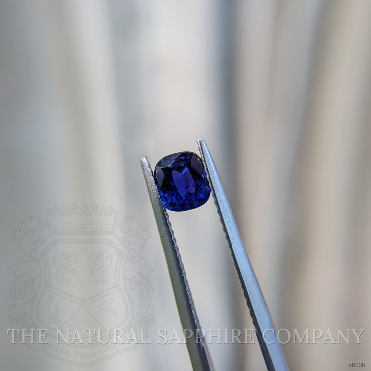 0.97 Ct. Blue Sapphire from Ceylon (Sri Lanka)