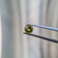 0.88 Ct. Yellowish Green Sapphire from Ceylon (Sri Lanka) Life Style