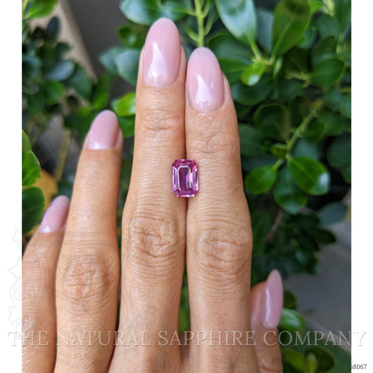 2.64 Ct. Purplish Pink Sapphire from Ceylon (Sri Lanka)