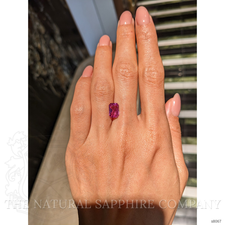 2.64 Ct. Purplish Pink Sapphire from Ceylon (Sri Lanka)