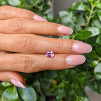 1.58 Ct. Purplish Pink Sapphire from Ceylon (Sri Lanka) Life Style
