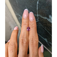 1.58 Ct. Purplish Pink Sapphire from Ceylon (Sri Lanka) Life Style