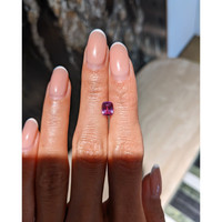 1.58 Ct. Purplish Pink Sapphire from Ceylon (Sri Lanka) Life Style