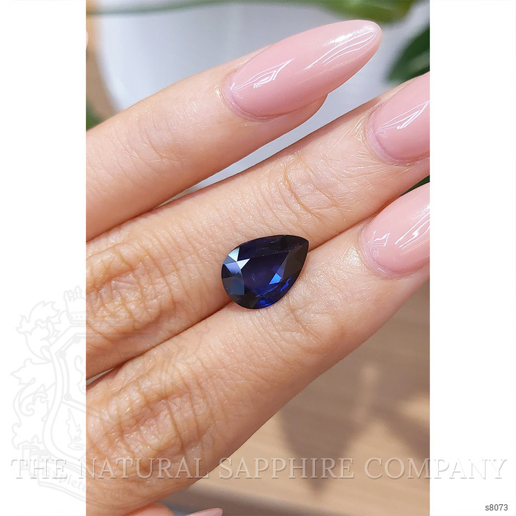 3.26 Ct. Blue Sapphire from Ceylon (Sri Lanka)