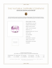 2.13 Ct. Pink Sapphire from Ceylon (Sri Lanka) Scan Report