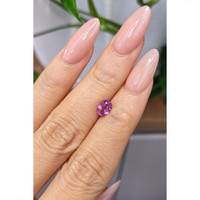 0.96 Ct. Pink Sapphire from Ceylon (Sri Lanka) Life Style