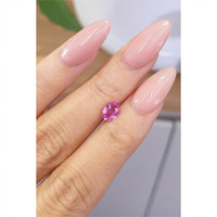 0.91 Ct. Pink Sapphire from Ceylon (Sri Lanka) Life Style