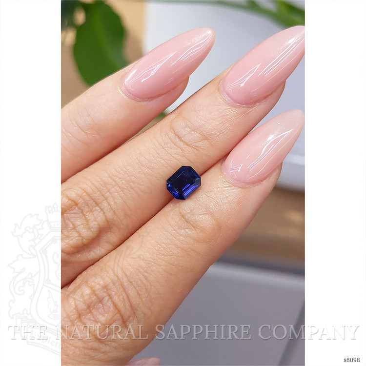 0.99 Ct. Blue Sapphire from Ceylon (Sri Lanka)