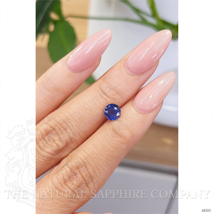 1.03 Ct. Blue Sapphire from Ceylon (Sri Lanka)