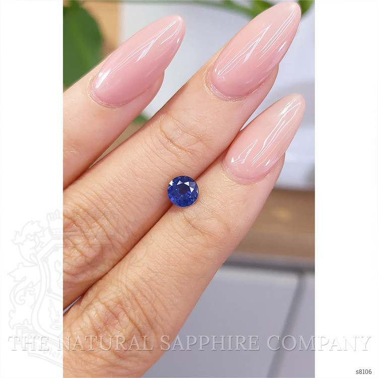 0.85 Ct. Blue Sapphire from Ceylon (Sri Lanka)