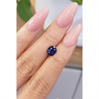 1.29 Ct. Blue Sapphire from Ceylon (Sri Lanka) Life Style