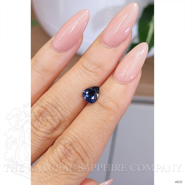 1.30 Ct. Blue Sapphire from Ceylon (Sri Lanka)