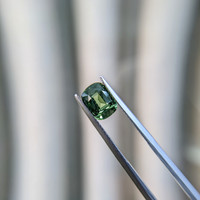 2.19 Ct. Bluish Green Sapphire from Ceylon (Sri Lanka) Life Style