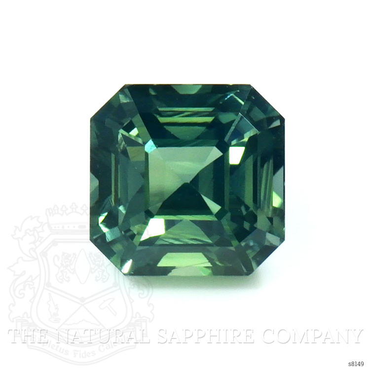 3.05 Ct. Bluish Green Sapphire from Ceylon (Sri Lanka)