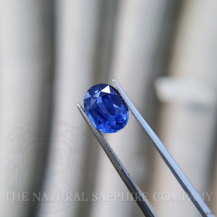 5.82 Ct. Blue Sapphire from Ceylon (Sri Lanka)