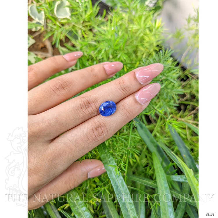 5.82 Ct. Blue Sapphire from Ceylon (Sri Lanka)