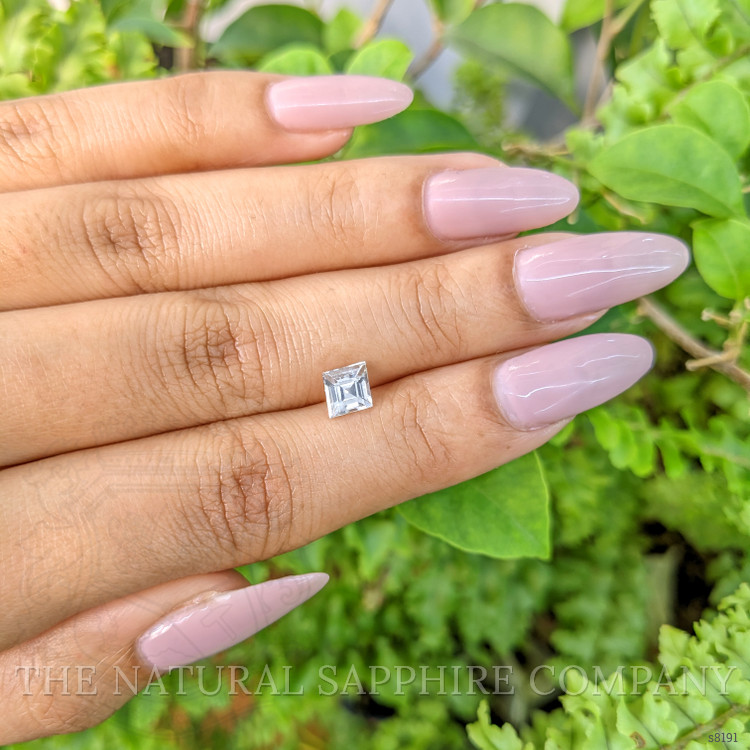 1.06 Ct. White Sapphire from Ceylon (Sri Lanka)