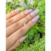 1.06 Ct. White Sapphire from Ceylon (Sri Lanka) Life Style