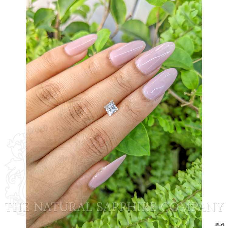 1.06 Ct. White Sapphire from Ceylon (Sri Lanka)