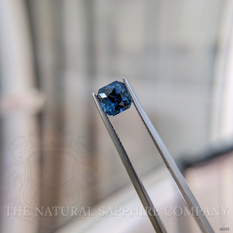 1.24 Ct. Greenish Blue Sapphire from Ceylon (Sri Lanka)