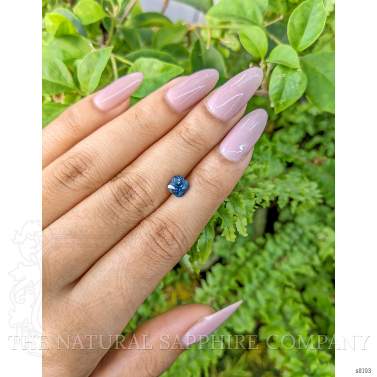 1.24 Ct. Greenish Blue Sapphire from Ceylon (Sri Lanka)