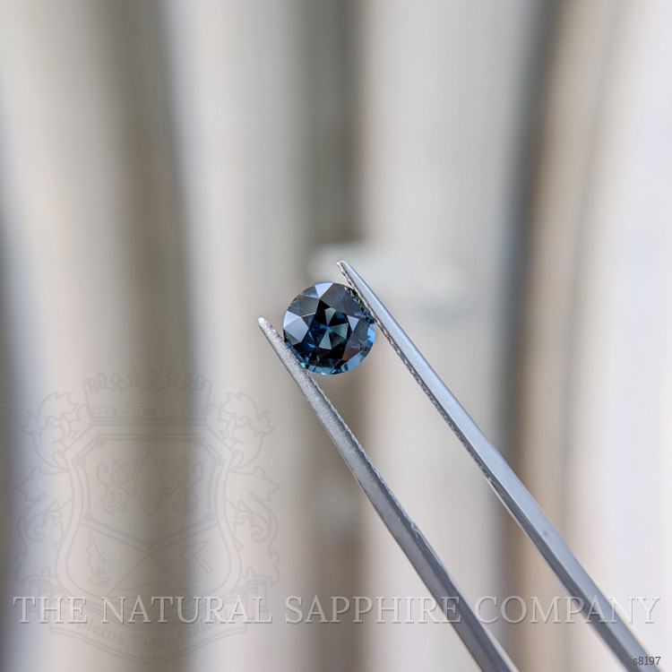1.64 Ct. Greenish Blue Sapphire from Ceylon (Sri Lanka)