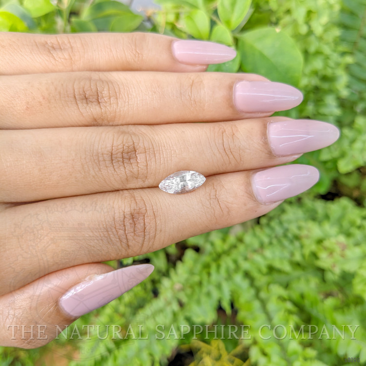 2.06 Ct. White Sapphire from Ceylon (Sri Lanka)